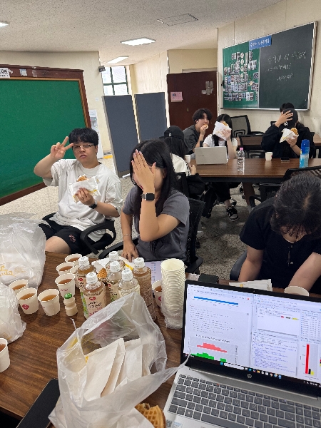 2025-1학기 기말고사 간식 사업 대표이미지